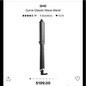 GHD Classic wave wand for beautiful, bouncy waves